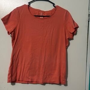 St. John's Bay Coral Cotton Tee